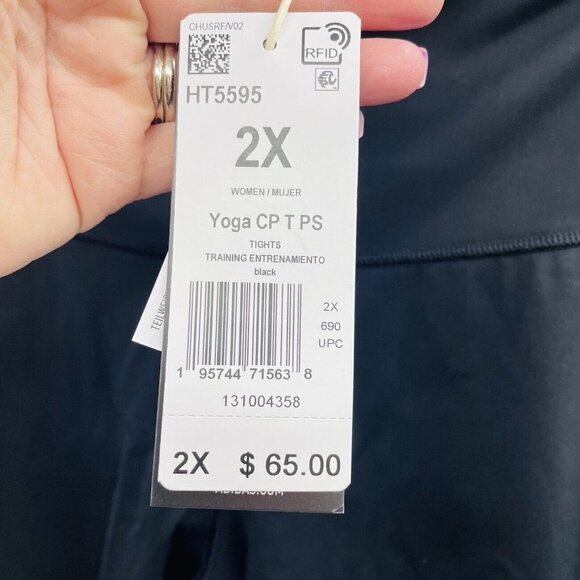 Adidas Womens Plus Size 2X Collective Power Yoga Studio Leggings Stirrups $65 - Picture 8 of 11